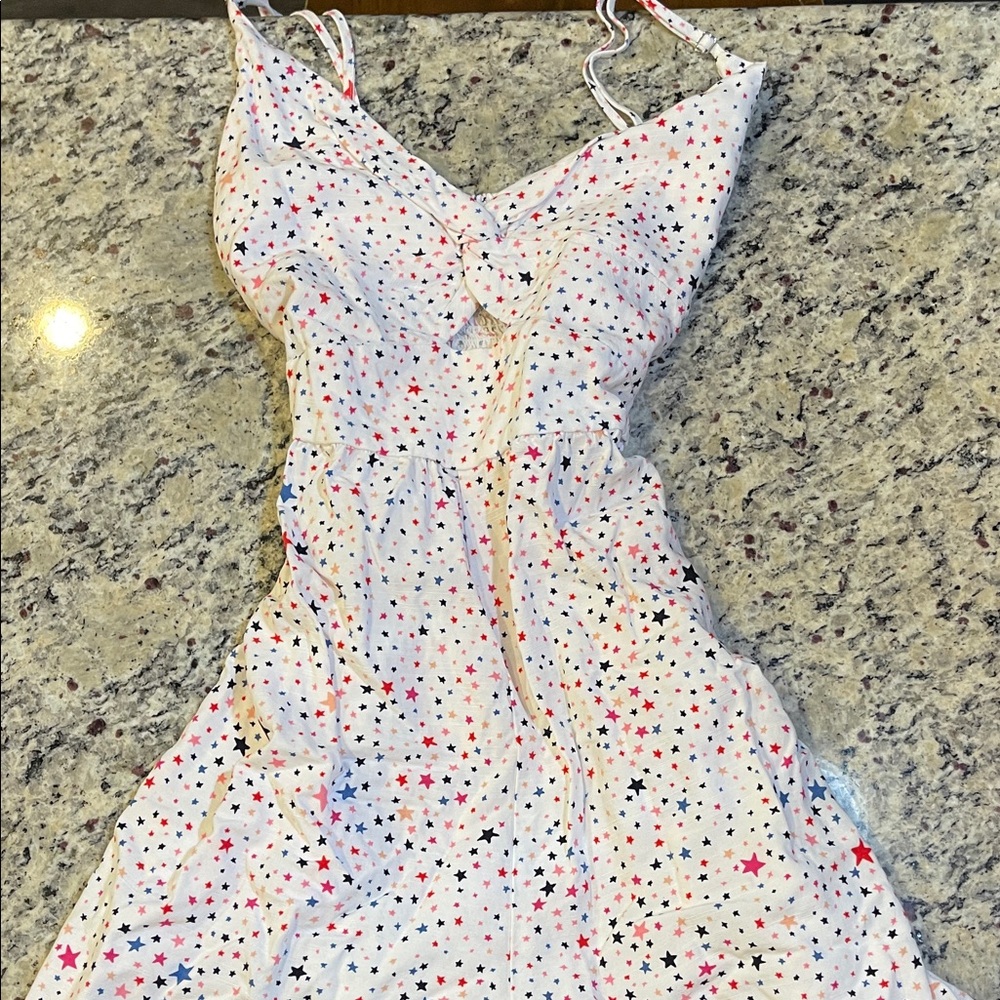 LOFT Multicolor Star Print romper